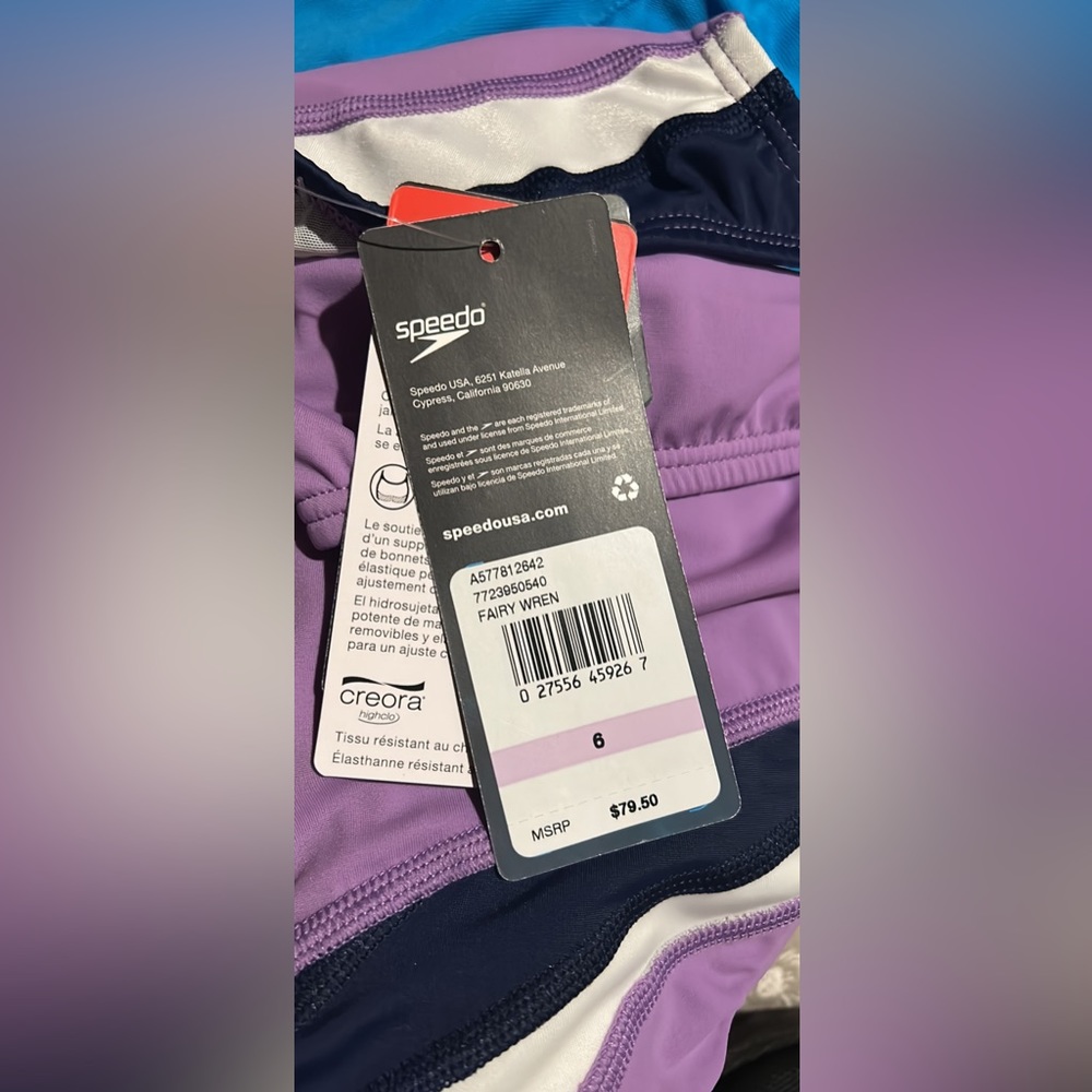 Speedo one piece swimsuit women’s size 6 Fairy Wren